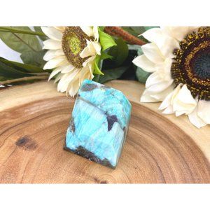 Amazonite Free Form, 174G Amazonite FreeForm, Amazonite Palm Stone, 44MM